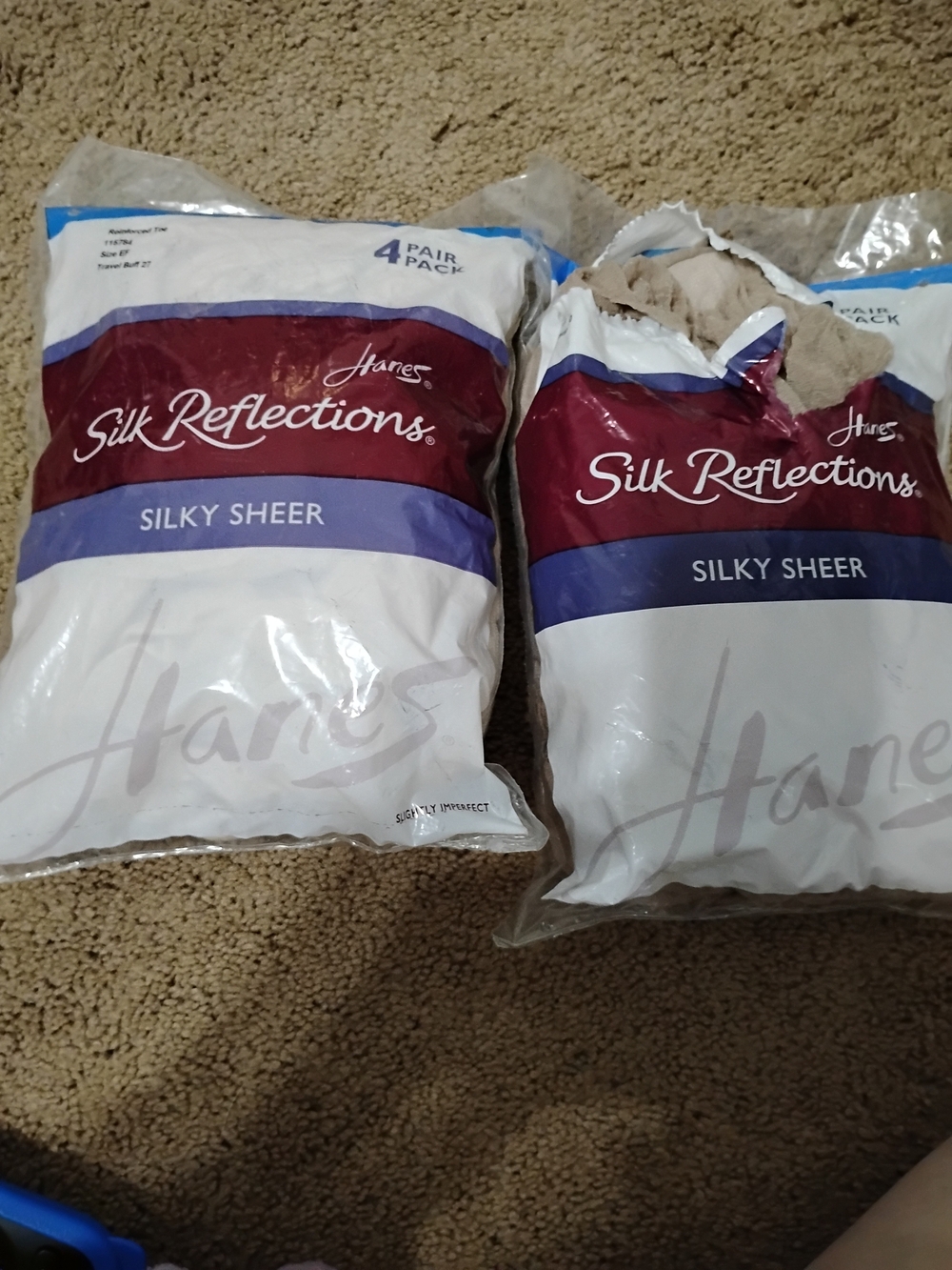 Hanes Silk Reflections Silky Sheer Pantyhose 8 Pair NWT
